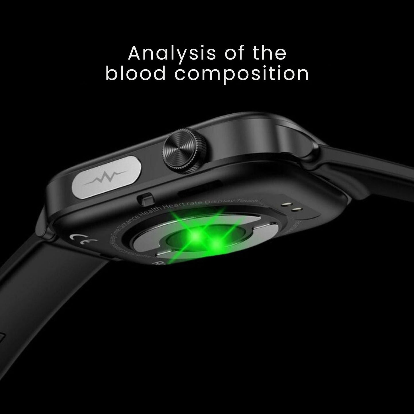 GlucoCare blood sugar health watch – For nutrition, metabolism & blood sugar trends in everyday life