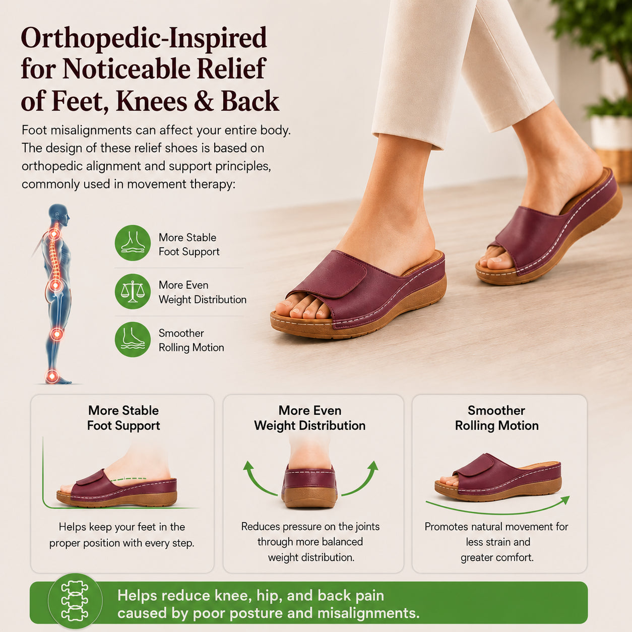 VivaStep - Pain-relieving comfort sandals | Ergonomic design