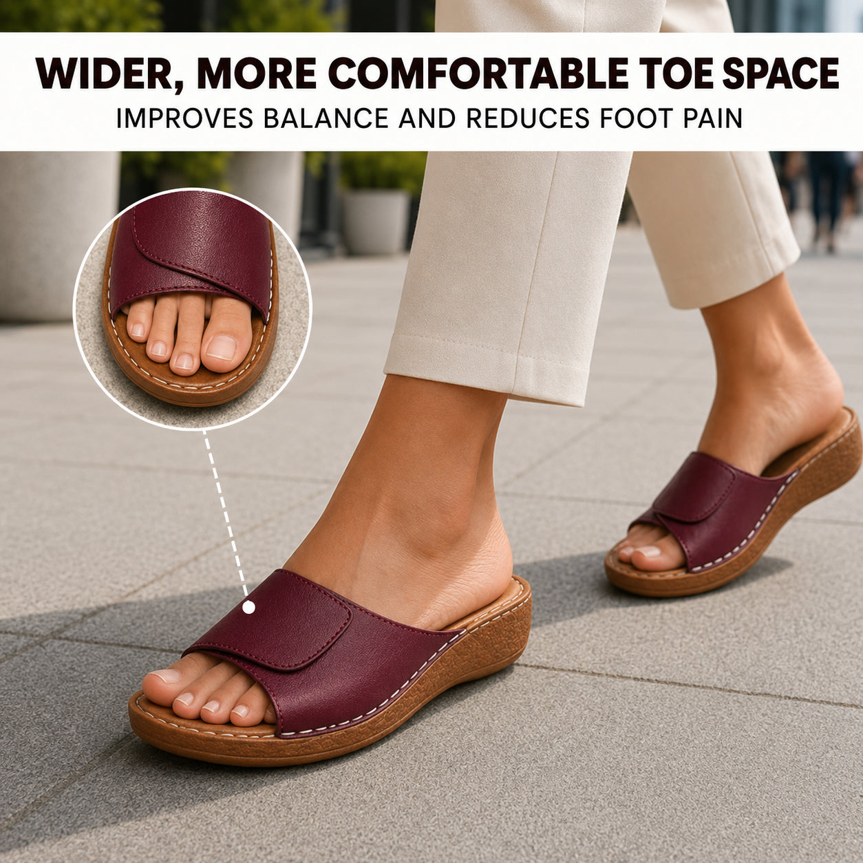 VivaStep - Pain-relieving comfort sandals | Ergonomic design